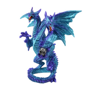 Electric Blue Twin Head Dragon 21cm – thumbnail