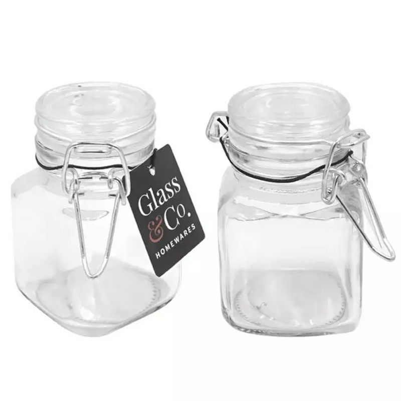 Elle 90Ml Sq Spice Clip Jar