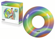 Rainbow Jumbo Swim Ring 119cm