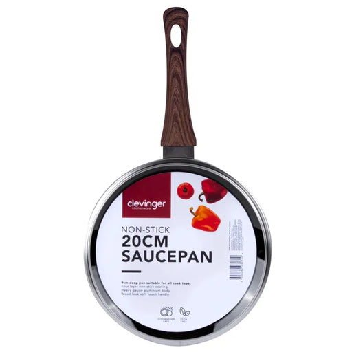 Clevinger 4 Layer Non-Stick Saucepan With Lid 20cm