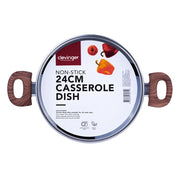 Celvinger 4 Layer Non-Stick Casserole With Lid 24cm – thumbnail
