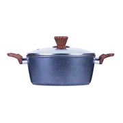 Celvinger 4 Layer Non-Stick Casserole With Lid 24cm – thumbnail