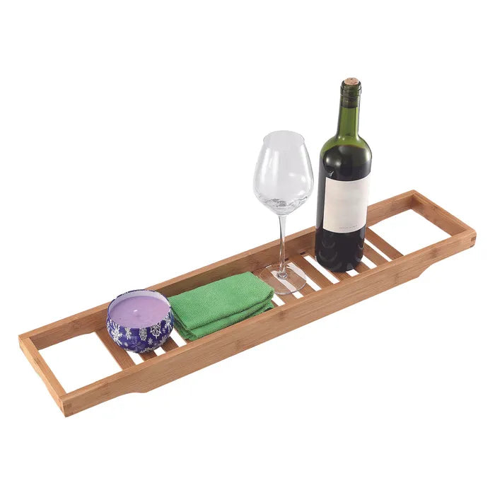 Clevinger Bamboo Bath Caddy 64x15cm
