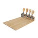 Bamboo Cheese Board & Knife Set With Magnet