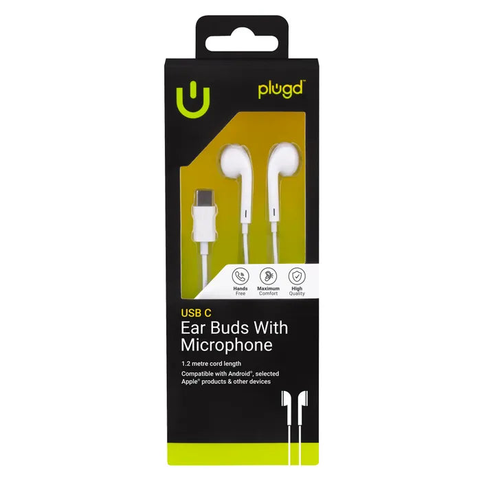 Ear Buds With Mic In To C-Type