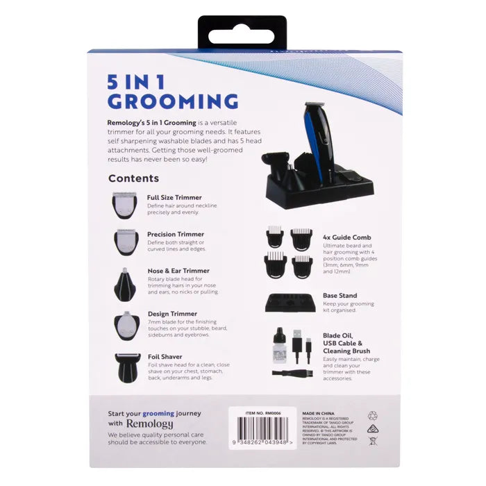 5 In 1 Rechargeable Grooming Kit