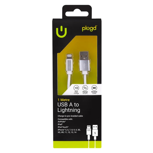 Charge & Sync USB A To Lightning 100cm