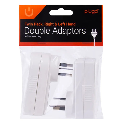 Double Adaptors Twin Pack Right And Left Hand