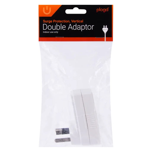 Double Adapter Vertical With Surge Protection
