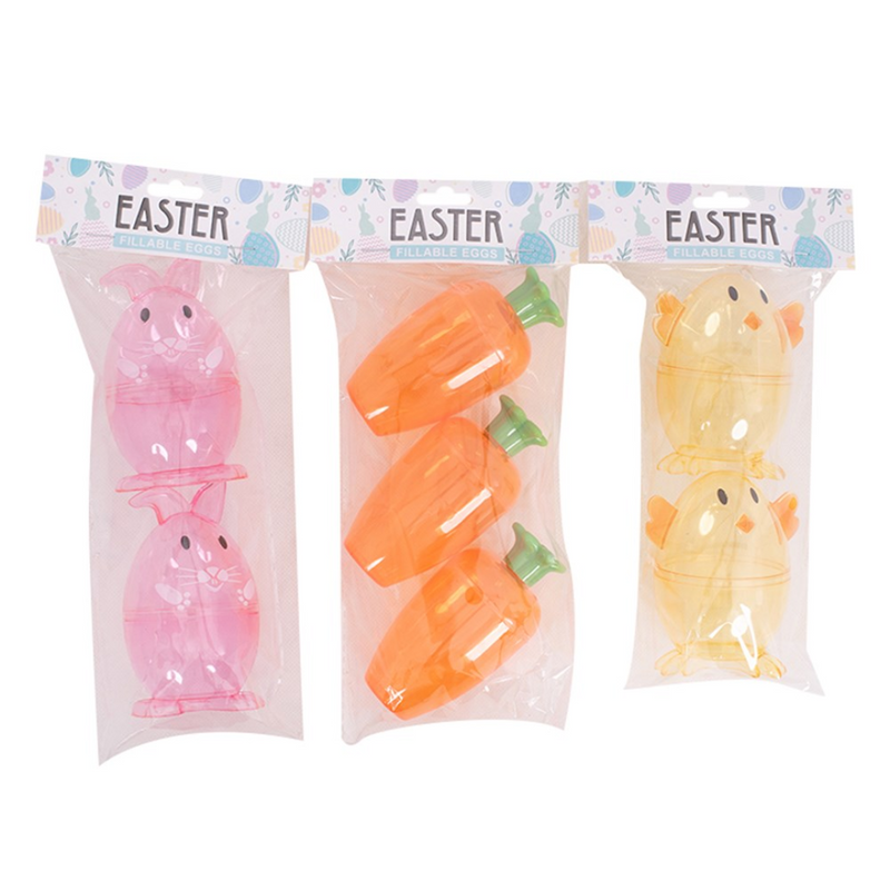 Fillable Eggs 3 Assorted