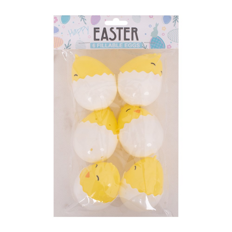 Fillable Eggs 6PK 6CM