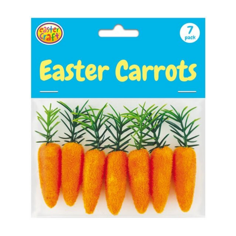 Flocked Carrots 7 Pack