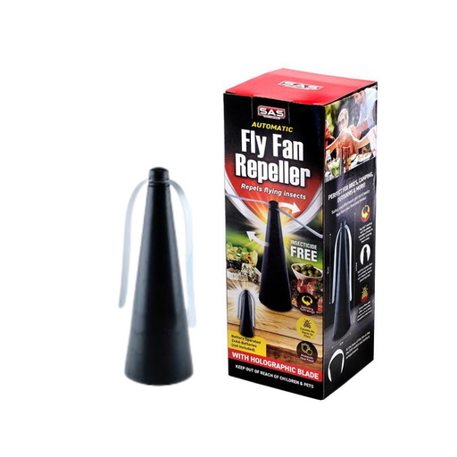 Fly Away Fan Battery Operated Fan 9cm x 8cm x 24cm Black 