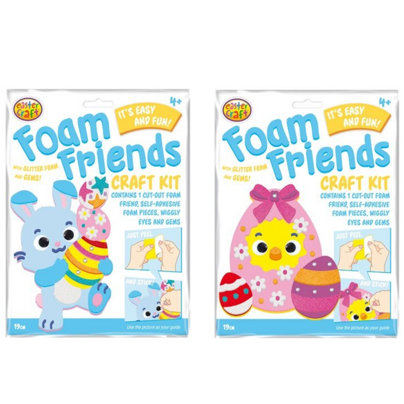Foam Friends Craft Kit Assorted