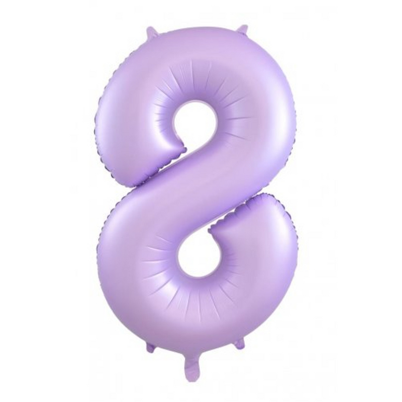 Foil Balloon 34in Decrotex Matt Lilac 8
