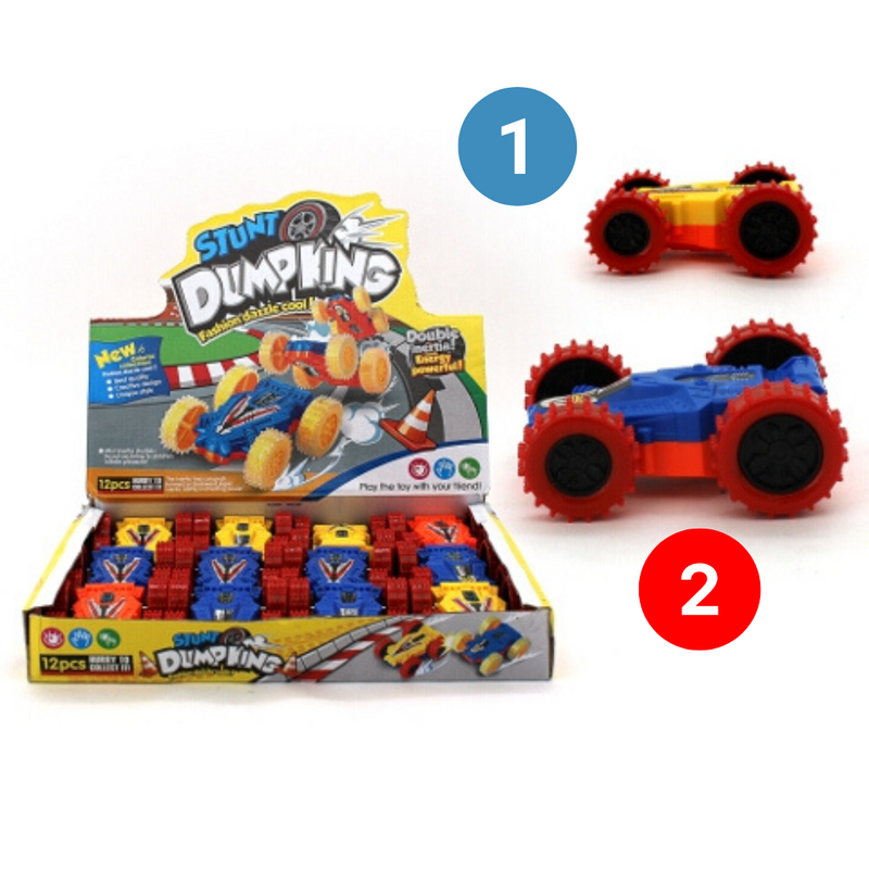 Friction Stunt Flip Car 2Asstd
