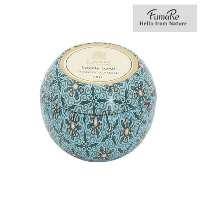 Fumare Tin Candle 70G Blue Lovely Lotus
