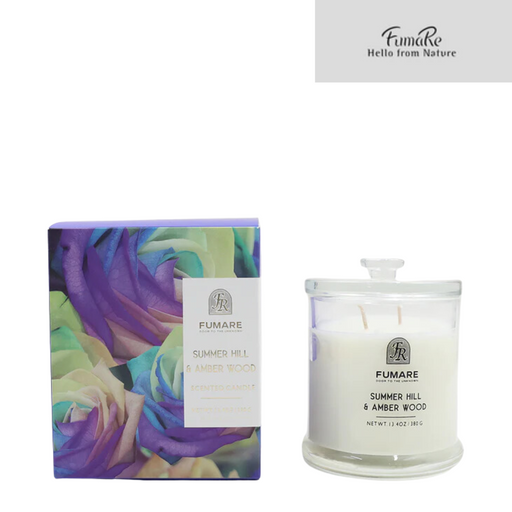Fumare Candle Fragrances Summer Hill & Amber Wood 380G Candle