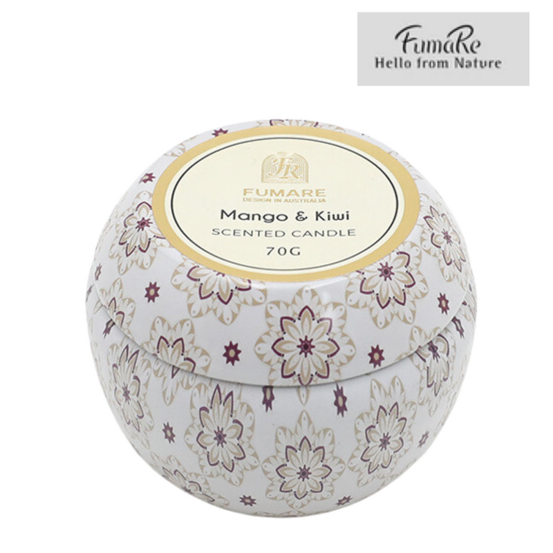 Fumare Tin Candle 70G Cream Mango & Kiwi