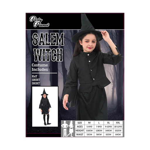 Girl Salem Witch 2 Asstd