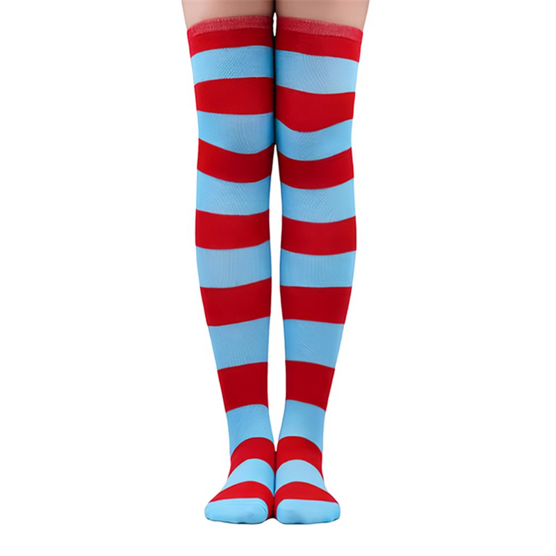 Girl Striped Stockings Thing 1 & 2