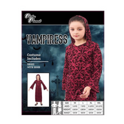 Girl Vampiress Costume 2 Asstd