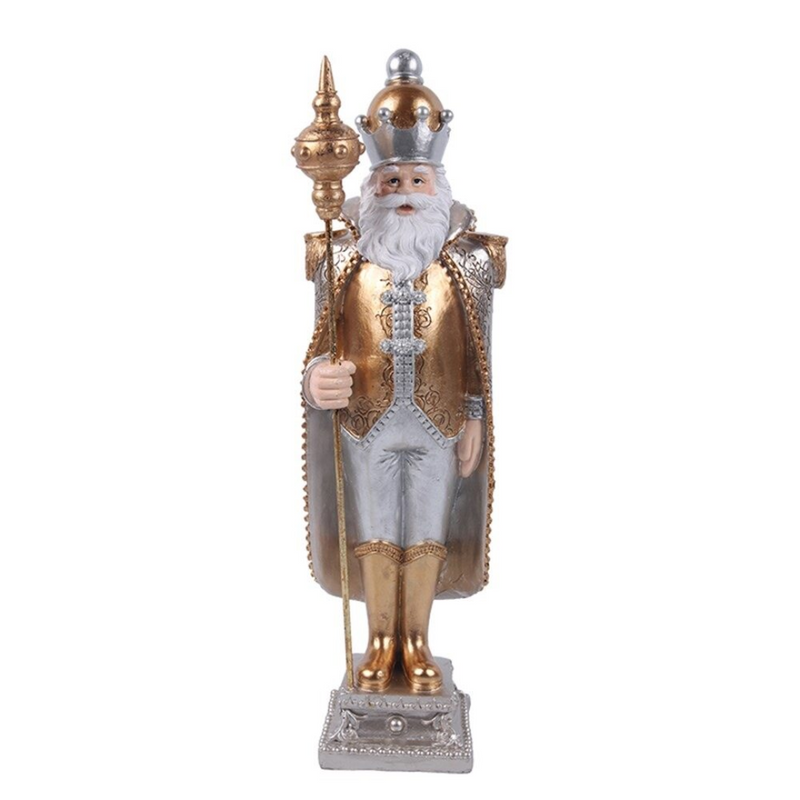 Gold Regal Nutcracker Resin 42cm
