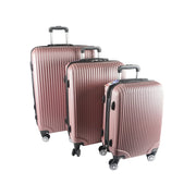 Hard Case Luggage Set of 3 - Rose Gold – thumbnail