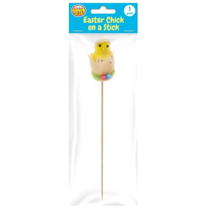Hatching Chick on Nest Decoration Pick 1 Pack