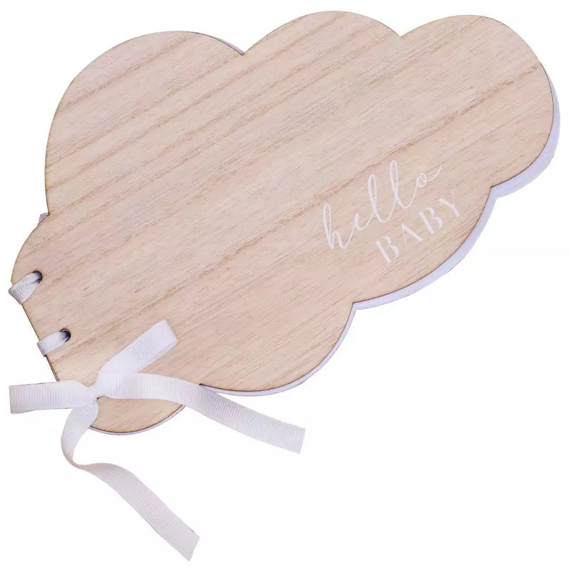 Hello Baby Cloud Guest Book Ginger Ray