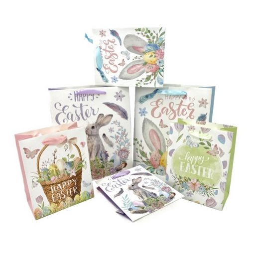Hop Into Easter Gift Bag Large  Assorted