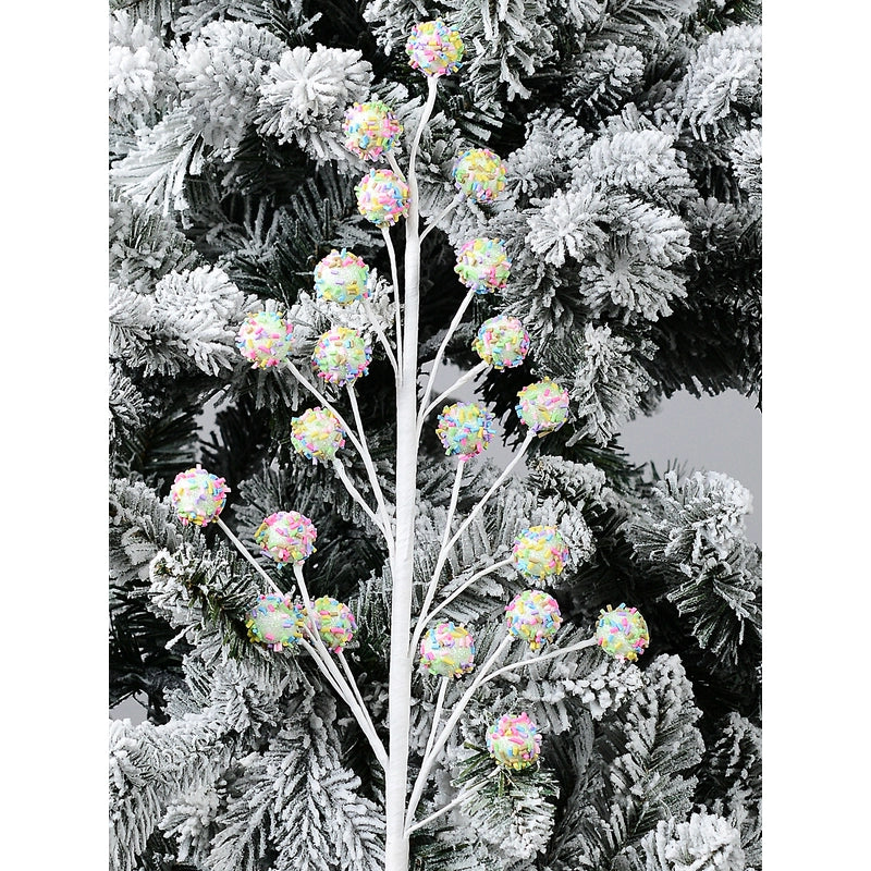 Fairy Floss Stem W/Hundreds & Thousands Finish 55cm