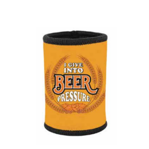 I GIVE INTO BEER PRESSURE STUBBY HOLDER