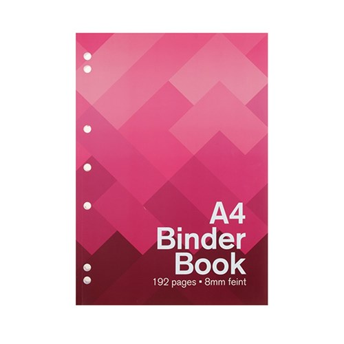 Book Binder A4 8mm Ruled 192pg 210x297mm P7.1 FSC Mix 70%