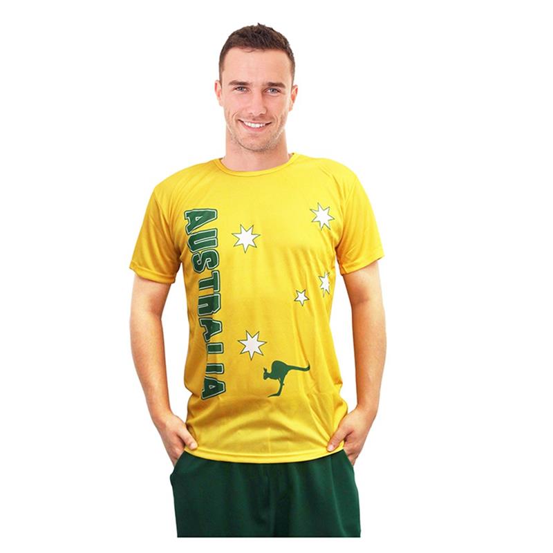 Men's Green and Gold T-Shirt 3A Sizes