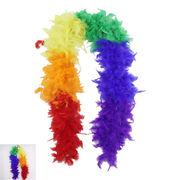 Rainbow Feather Boa 1.5m