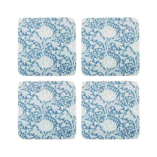 In Blue Time Resin Coaster 10x10 Set 4