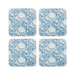 In Blue Time Resin Coaster 10x10 Set 4