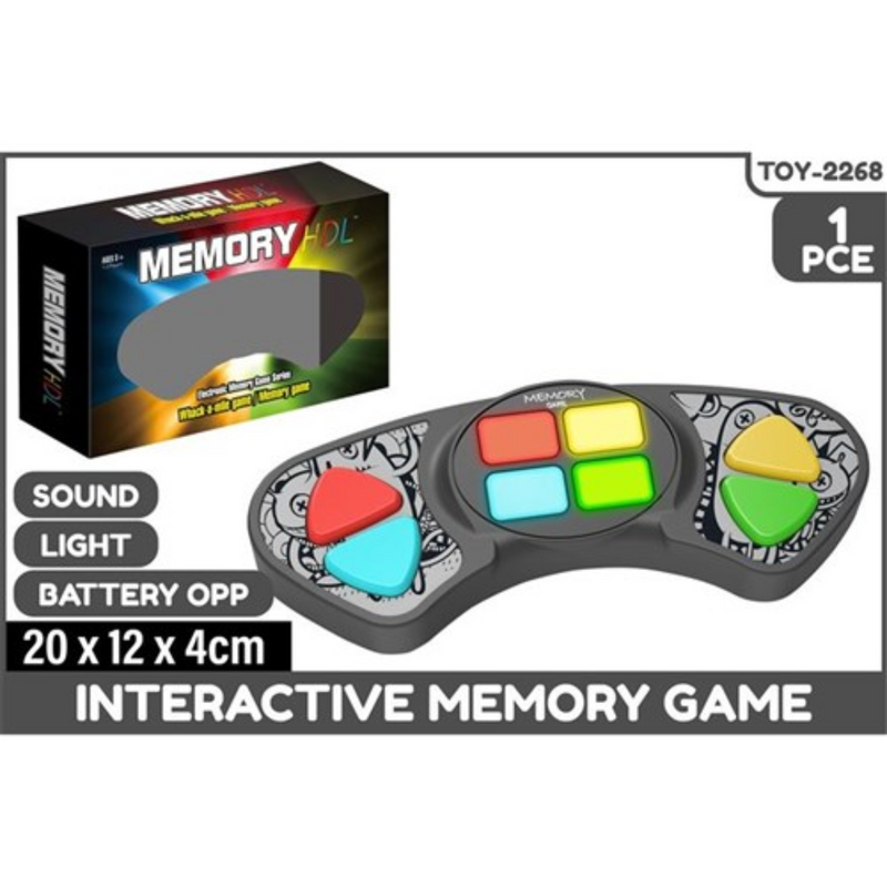Interactive Memory Game Light Up and Sound Battery Operated