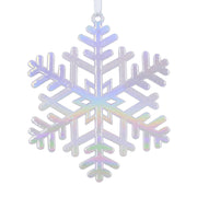 White Iridescent Snowflake 15cm – thumbnail
