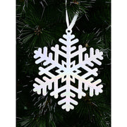 White Iridescent Snowflake 15cm – thumbnail