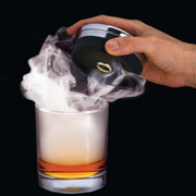 Joie Cocktail Smoker with smoking chamber and wood chips, designed to infuse drinks with rich, smoky flavor. – thumbnail