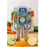 Joie Mandoline Slicers 3Pc Set Stainless Steel – thumbnail