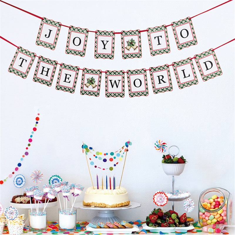 Joy To The World Garland 5M Length String