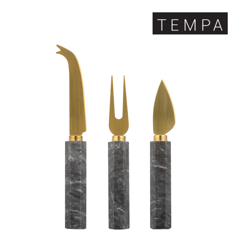 Kira Grey 3pce Grazing Knife Set