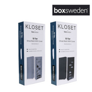 KLOSET 10 TIER SHOE RACKWITH COVER 60X30X160CM 2 ASSTD – thumbnail