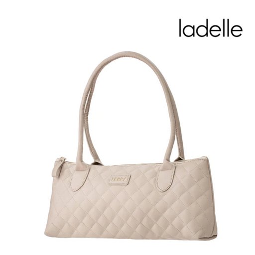 Ladelle Quilted Latte Insulated Wine Purse