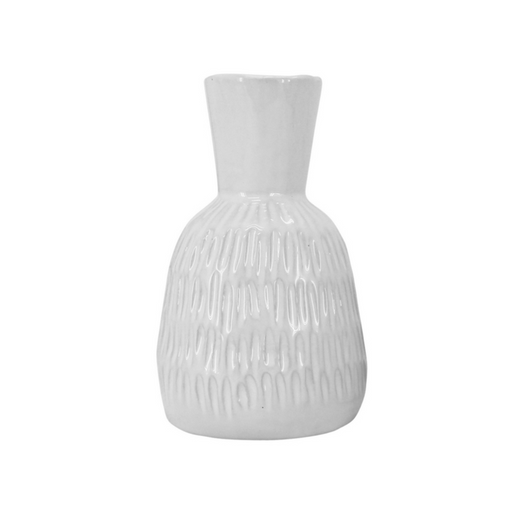 Lagom Vase 10x16.5 White