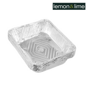 Lemon and Lime Foil Tray Rect 10Pk Pdq 32X26.5X6Cm