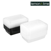 Lemon and Lime Reusable Food Prep Container 10Pk 1200Ml 3 Asstd